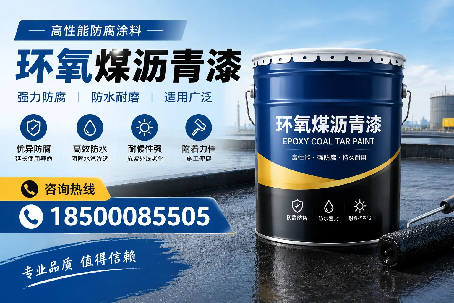 环氧煤沥青漆的主要成分与功能，拉萨用户深度了解