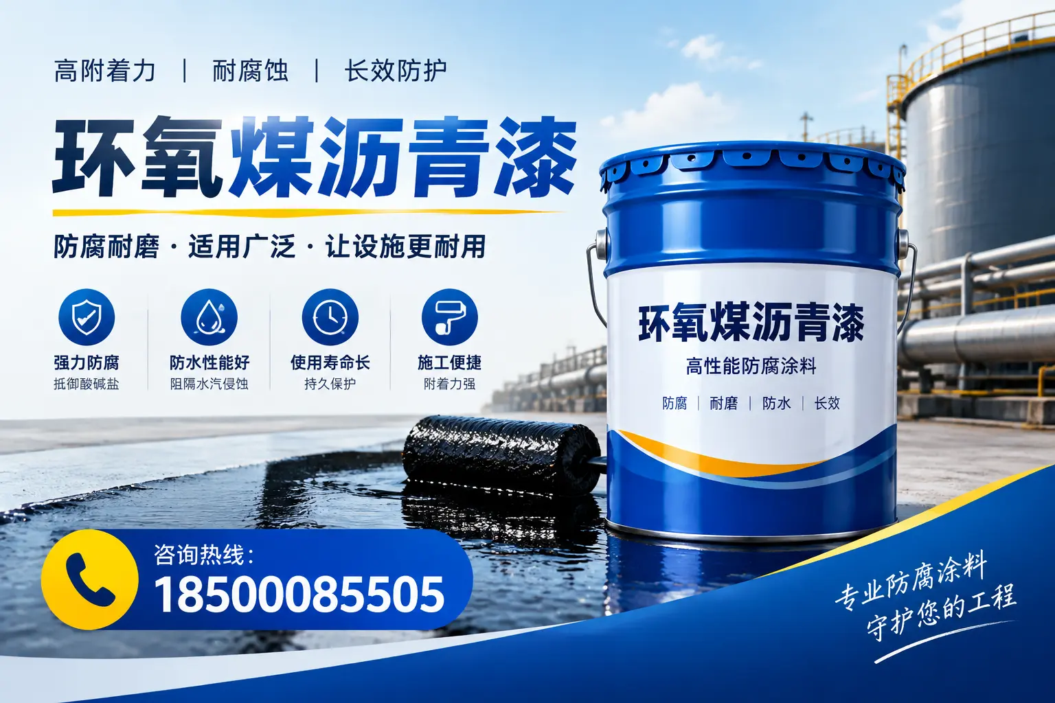 环氧煤沥青漆与其他涂料的对比分析,助力拉萨企业决策